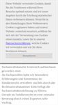 Mobile Screenshot of kanzlei-kentenich.de